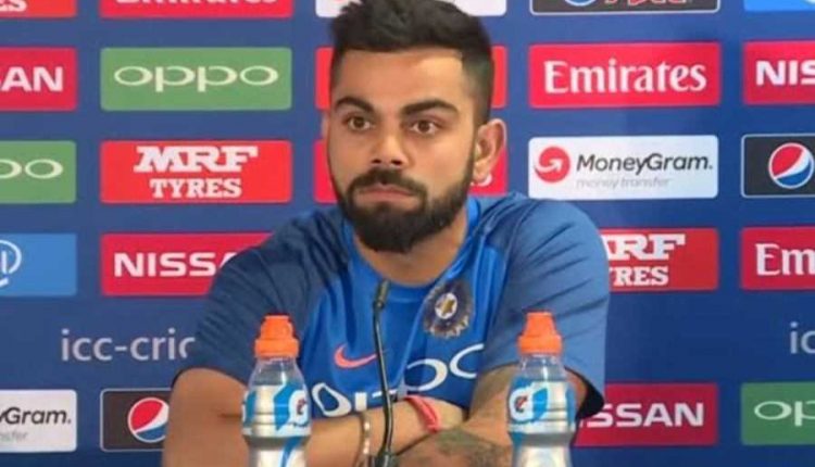Virat kohli on a press conference