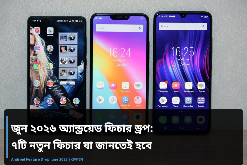 জুন ২০২৬ অ্যান্ড্রয়েড ফিচার ড্রপ: ৭টি নতুন ফিচার যা জানতেই হবে জুন ২০২৬ অ্যান্ড্রয়েড ফিচার ড্রপ নতুন ফিচার