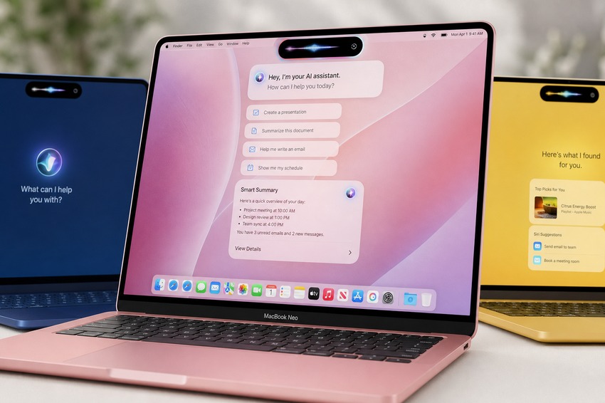 Apple WWDC 2026: সিরির নতুন রূপ, iOS 27 ও MacBook Neo-র বড় ঘোষণা 1 ম্যাকবুক নিও ল্যাপটপে অ্যাপল ইন্টেলিজেন্স ও সিরির নতুন ফিচার
