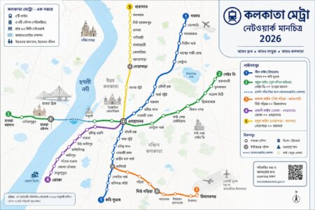 কলকাতা মেট্রো ২০২৬: নতুন লাইন, সম্প্রসারণ ও যাত্রীদের জন্য সম্পূর্ণ গাইড কলকাতা মেট্রো ২০২৬: নতুন লাইন, সম্প্রসারণ ও যাত্রীদের জন্য সম্পূর্ণ গাইড