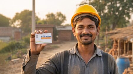 e-Shram কার্ড রেজিস্ট্রেশন ২০২৬: অনলাইনে নিবন্ধনের সম্পূর্ণ গাইড e-Shram কার্ড রেজিস্ট্রেশন ২০২৬ অনলাইন গাইড