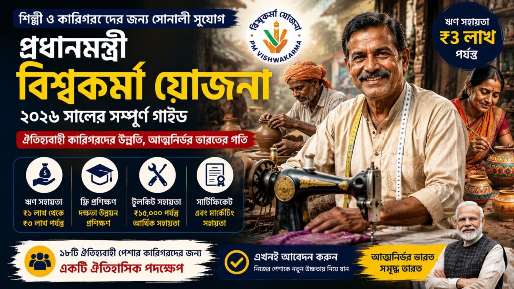 PM Vishwakarma Yojana - কারিগরদের জন্য সরকারি যোজনা