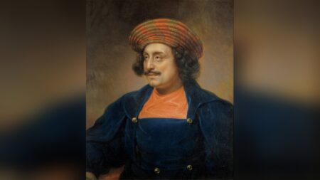 রাজা রামমোহন রায়: সমাজসংস্কারক ও ভারতীয় নবজাগরণের অগ্রদূত — জীবনী রাজা রামমোহন রায়ের ঐতিহাসিক প্রতিকৃতি — রেমব্র্যান্ড পিল অঙ্কিত ১৮৩৩ সালের তৈলচিত্র