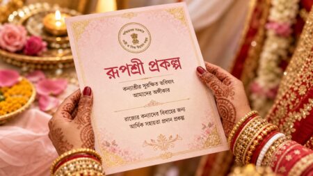 রূপশ্রী প্রকল্প ২০২৬: পশ্চিমবঙ্গের মেয়েদের বিয়ের জন্য সরকারি আর্থিক সহায়তা রূপশ্রী প্রকল্প ২০২৬: পশ্চিমবঙ্গের মেয়েদের বিয়ের জন্য সরকারি আর্থিক সহায়তা 2