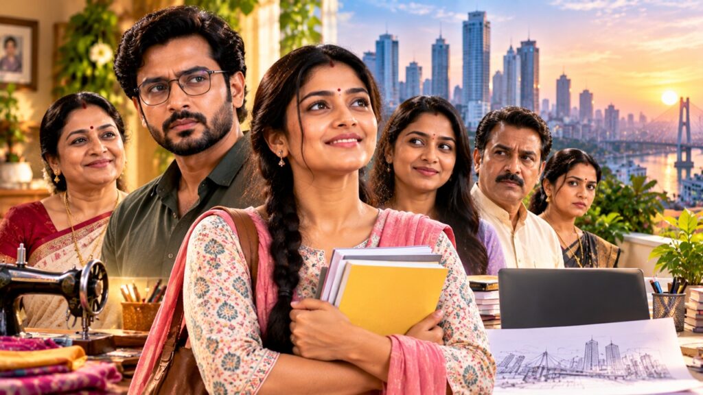 কুসুম সিরিয়ালের গ্রাম্য মেয়েটির স্বপ্নের লড়াইয়ের দৃশ্য