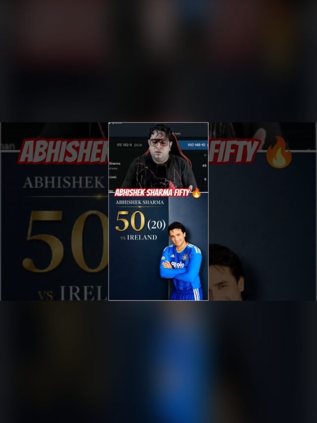 আভিষেক শর্মার ঝড়! এক সপ্তাহে ৮২ ও ৪৯