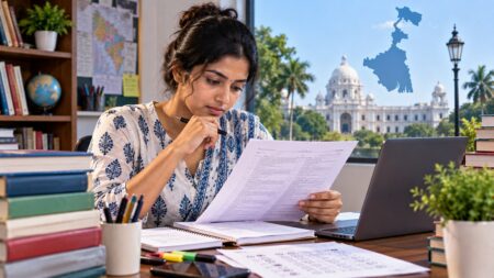 WBSSC গ্রুপ সি ও ডি: বিগত বছরের প্রশ্নপত্র PDF ডাউনলোড পরীক্ষার হলের ক্লাসরুম, WBSSC গ্রুপ সি-ডি প্রশ্নপত্র