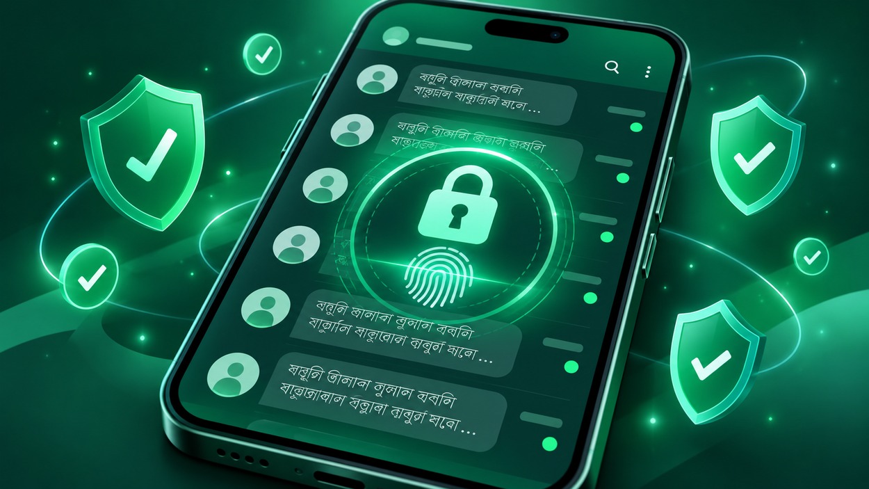 হোয়াটসঅ্যাপের নতুন ফিচার ২০২৬: একনজরে সব আপডেট 1 হোয়াটসঅ্যাপের নতুন ফিচার ২০২৬, চ্যাট লক ও সুরক্ষা